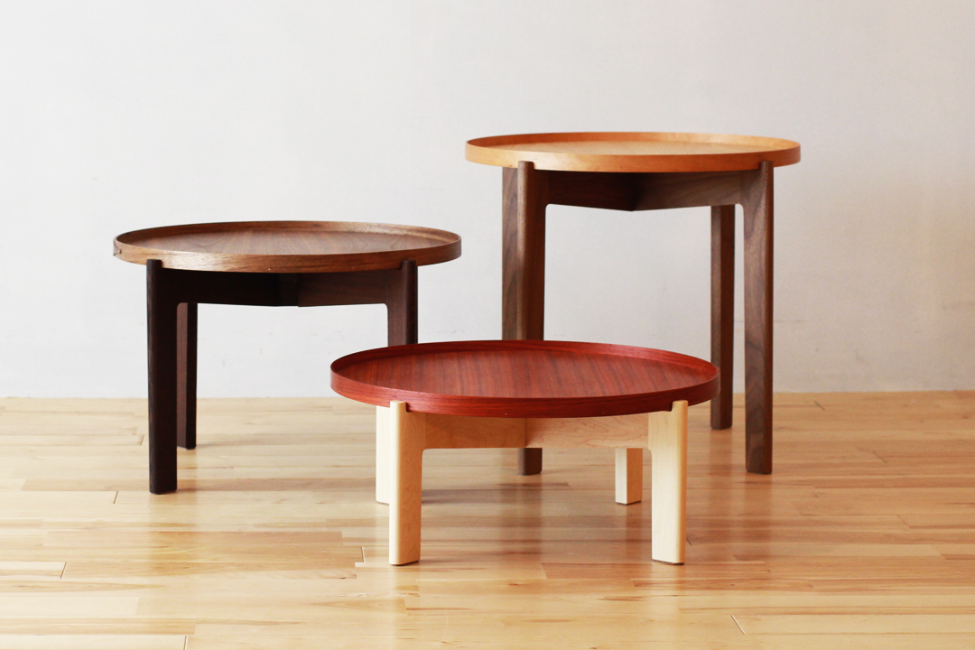 素材・高さが選べる小泉誠さんデザイン　『お盆テーブル　KF』