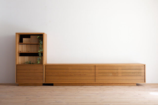 機能的なスリットデザイン