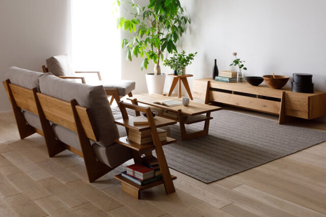 オーク材オイル塗装