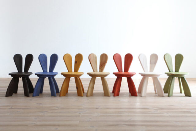 カラーオイルで仕上げた7色