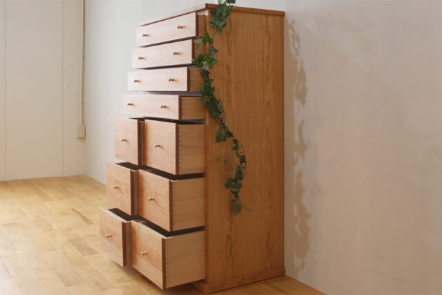 大容量の引出し収納