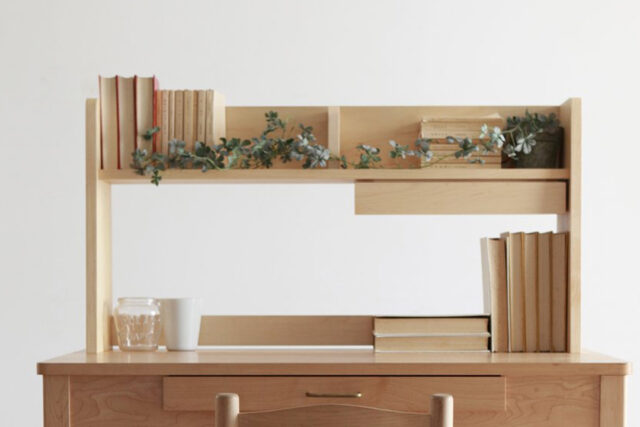 デスクTUTTO専用のローシェルフ