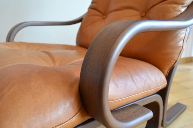 滑らかな曲線を描いたアームデザイン