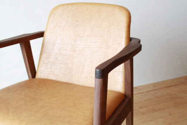 独特なデザインのアーム