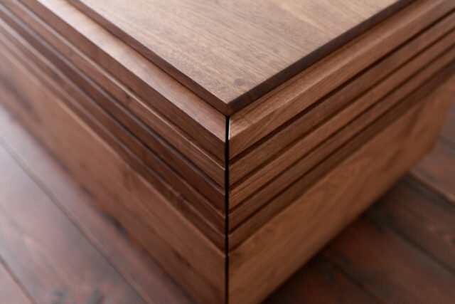 すっきり見せる「留」の納まり