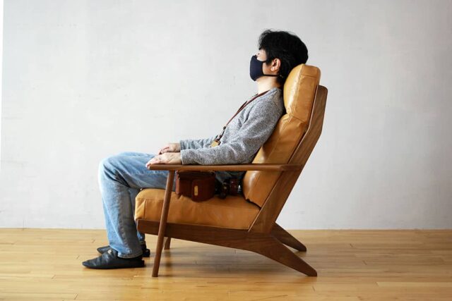 ゆったりくつろげるハイバック