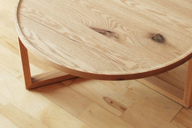 節あり材の自然な風合い