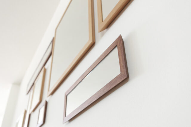 無垢材の個性が際立つ