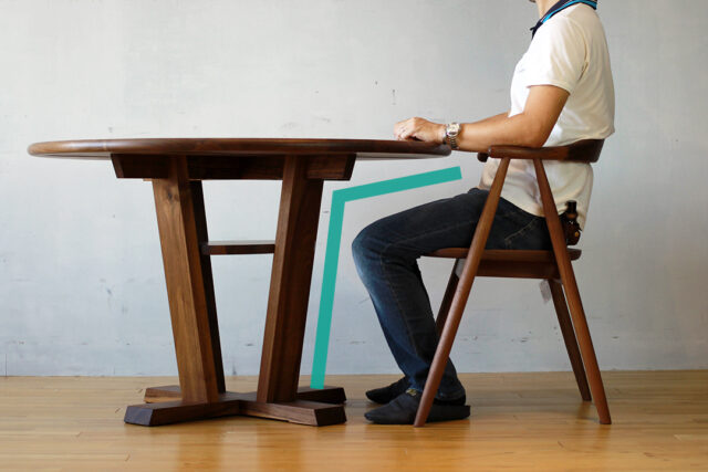 出入りがしやすいレッグデザイン