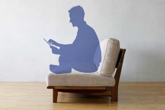 男性でもゆったり、深めの奥行き