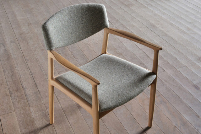 身体にフィットする優しい背あたり