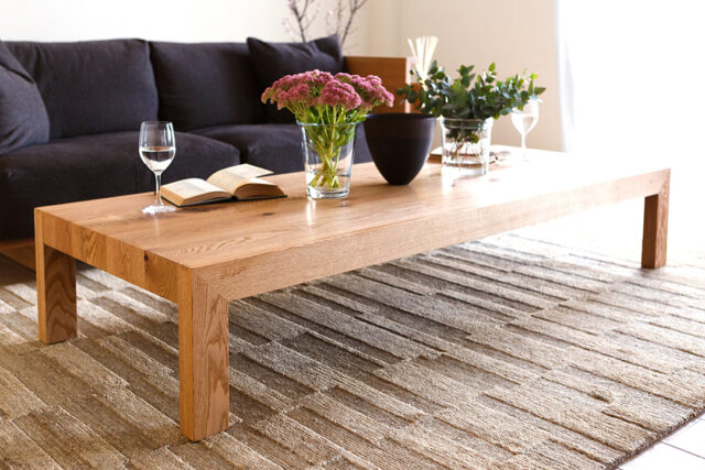 28通りのサイズから選べるセンターテーブル『CARAMELLA』