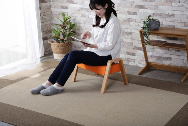 見ため以上の座りやすさ