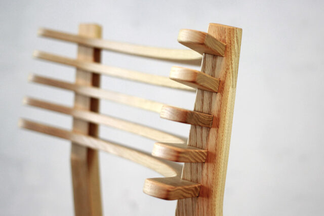 美しいデザインと背あたりの良さ