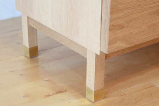 おしゃれは足元から。真鍮スリーブ