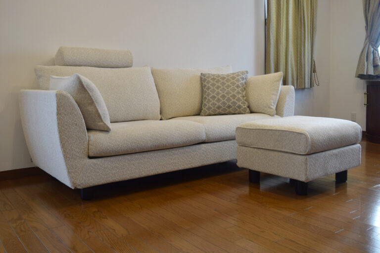 上品な印象のトレスソファJD 納品事例