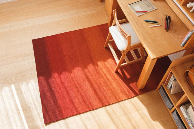 天然素材のじゅうたん