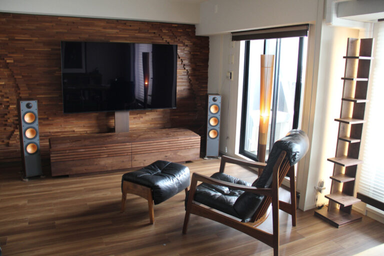 MARUSHOのテレビボード&シェルフお届け